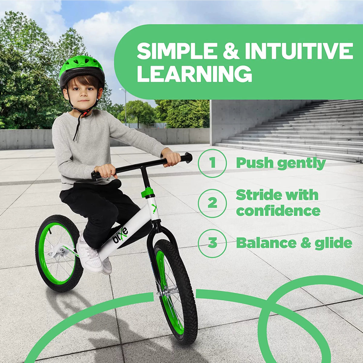 Aluminum Kids Balance Bike Lightweight 16” No-Pedal Purple Y7138