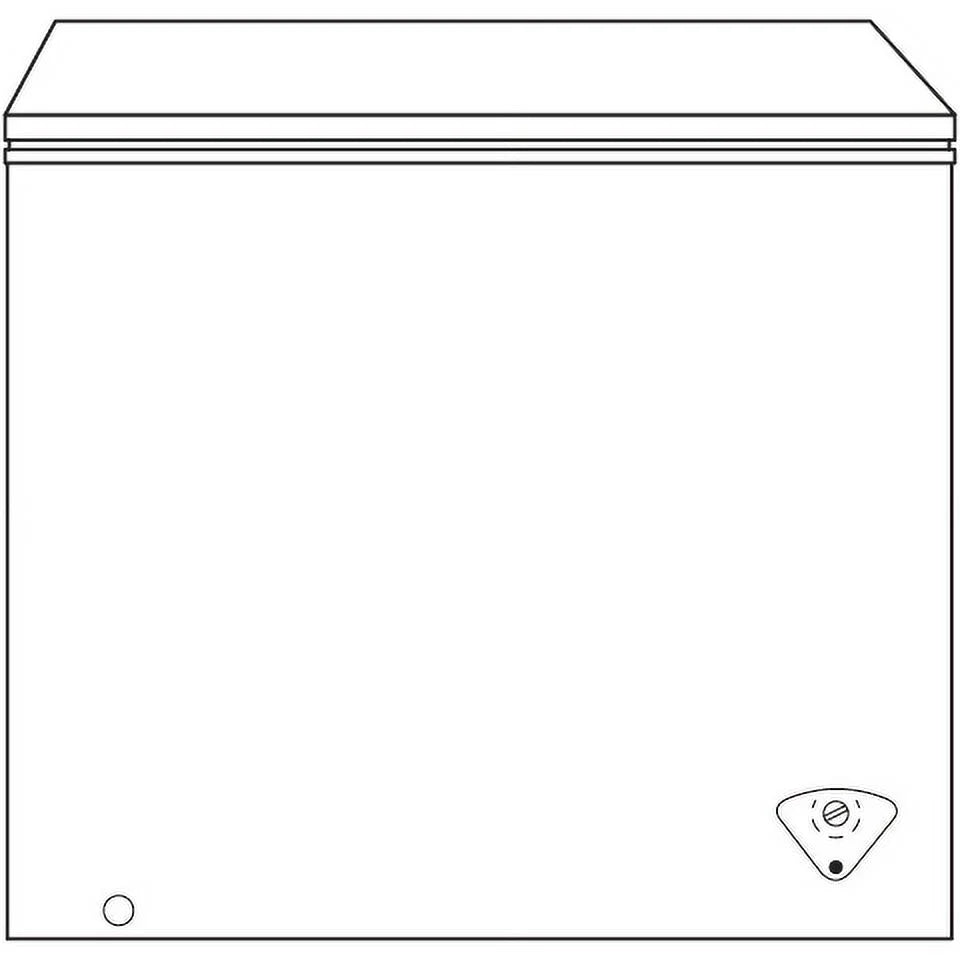 White Chest Freezer N81809