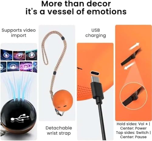 3D Video Crystal Ball with Digital Display U5233