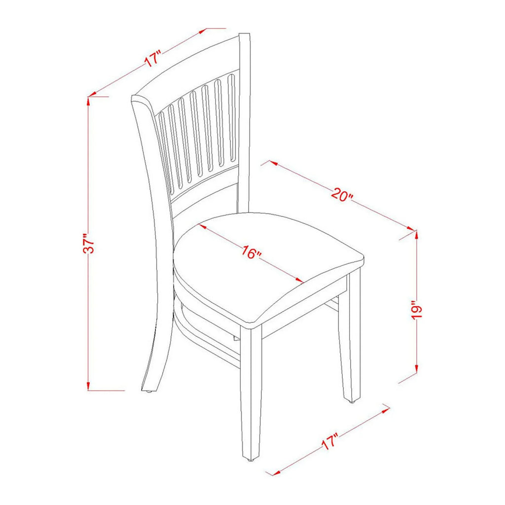 3 Pc Dining Room Table Set with 2 Chairs S760249
