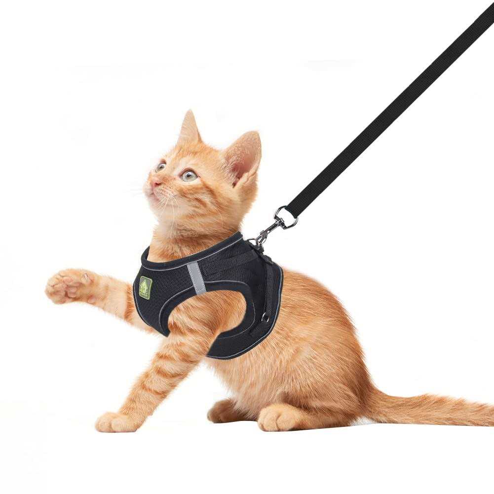 Soft Mesh Reflective Adjustable Dog Harness and Leash Set J757831