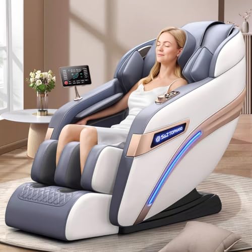 Full Body SL Track Massage Chair Zero Gravity Shiatsu Recliner with Heat Foot Roller N250