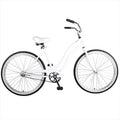 White 26 in. Ladies Cruiser Bike D19978