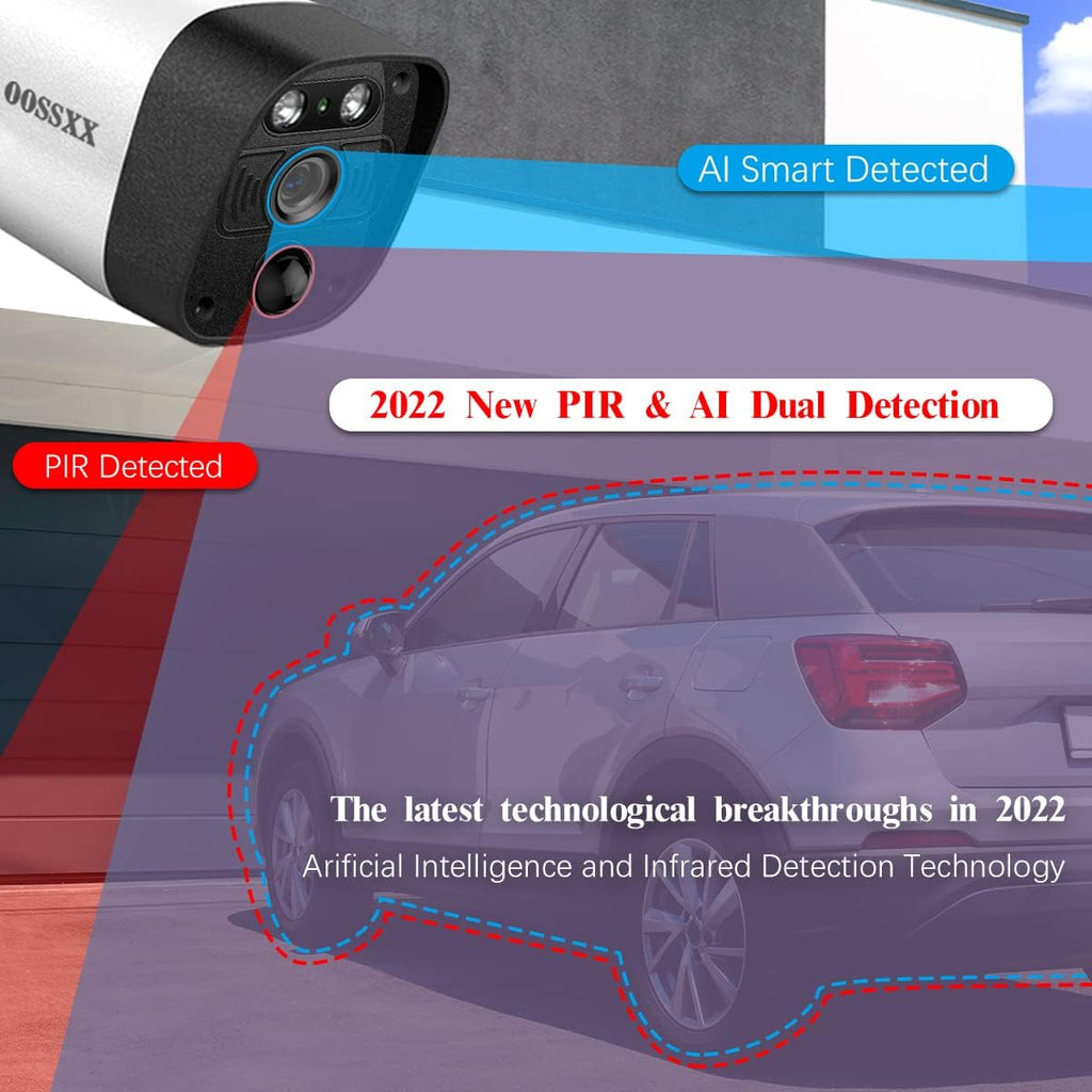 3K 5.0MP Wireless Security Camera System with 2TB Hard Drive M425938