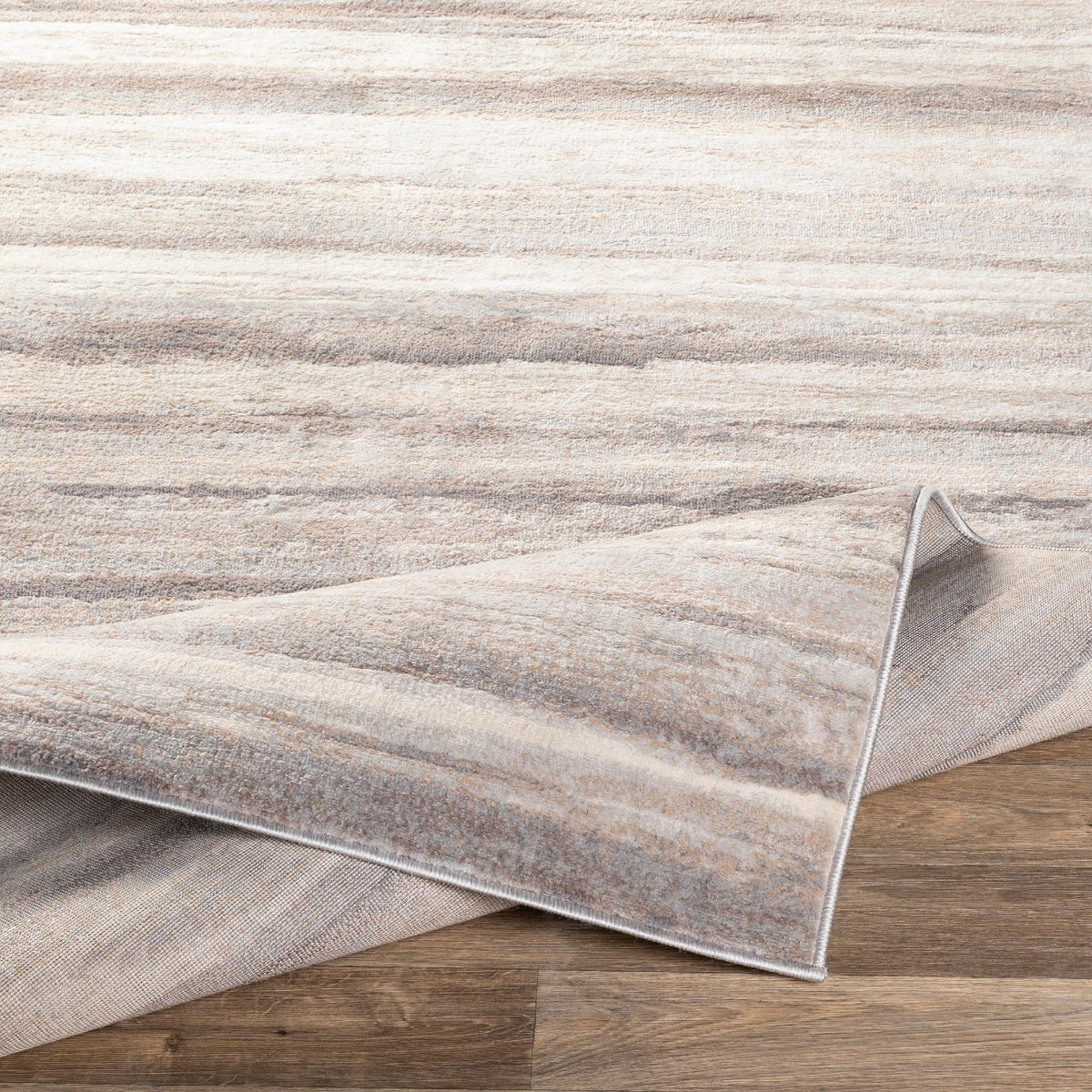 7x9 Medium Gray Area Rug E340