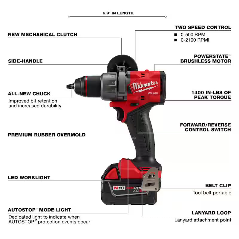 18-Volt Lithium-Ion Brushless Cordless Hammer Drill and Impact Driver Combo Kit N31378
