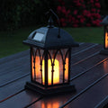 Solar Powered Amber LED Candle Lantern N576051