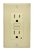 15 amps 125 V Ivory AFCI/GFCI Dual Function Outlet B870229
