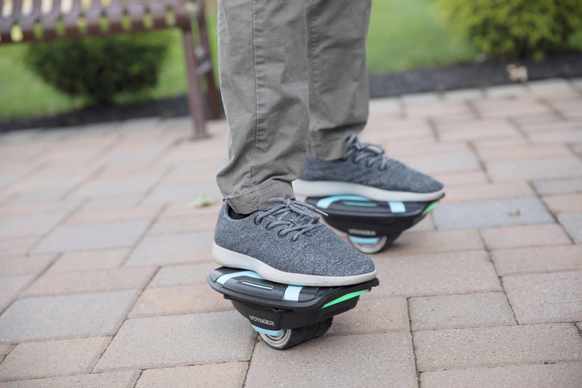 Blue Ride On Hover Skates D65269