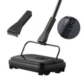 Carpet Sweeper Manual 7.87 in Non Electric Horsehair Black X649