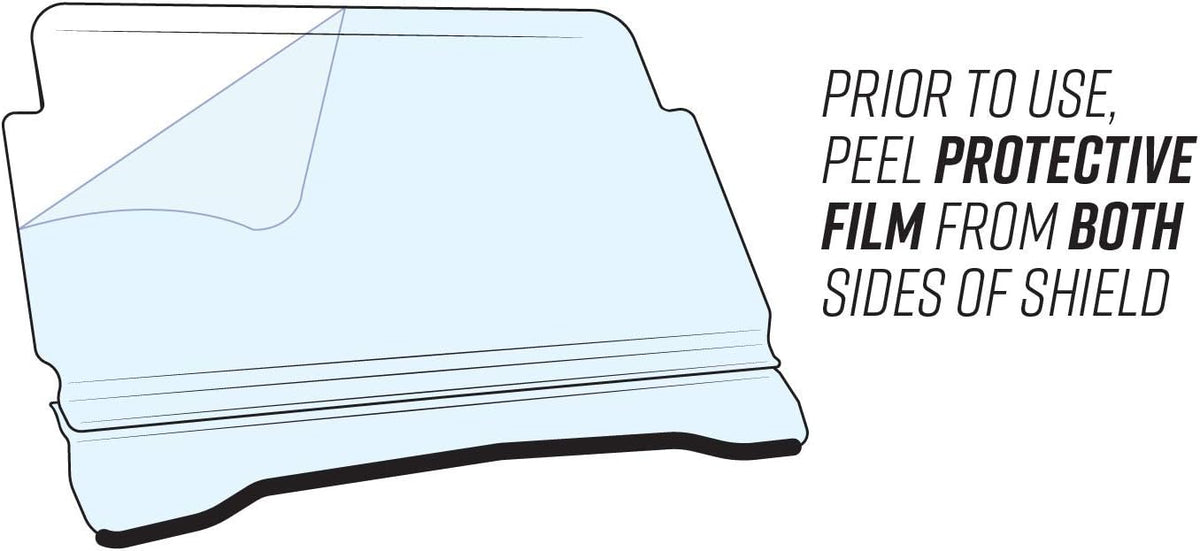 Full Windshield Scratch Resistant Polycarbonate B41500