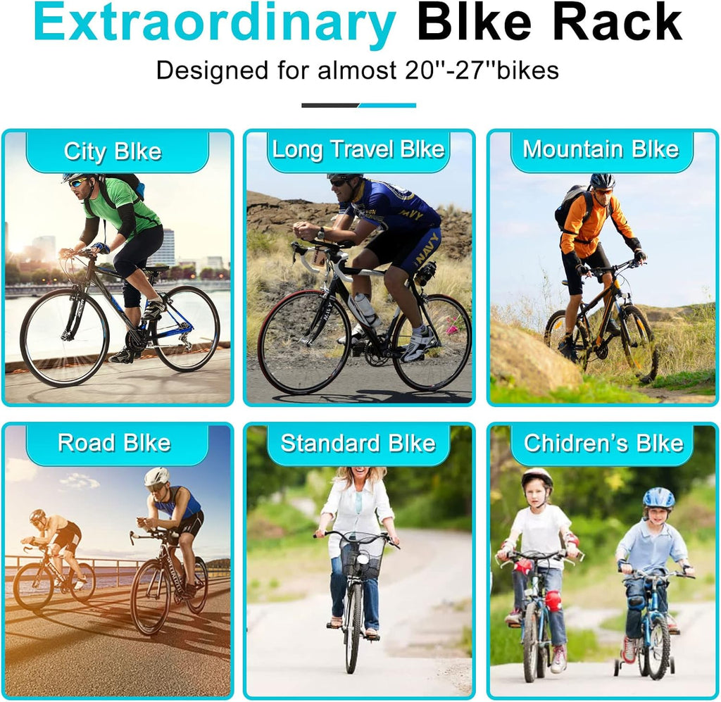Vertical Bike Floor Stand, Adjustable Upright Rack for 20''-27'' Bike G6561