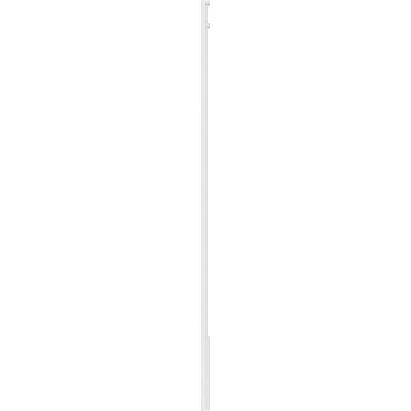 Smooth PVC Pilaster with Decorative Capital & Base (Pair) J551