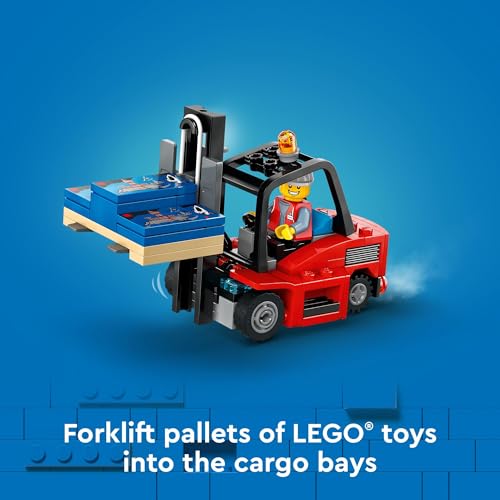 Yellow Delivery Truck Building Toy 3 Minifigures K62649