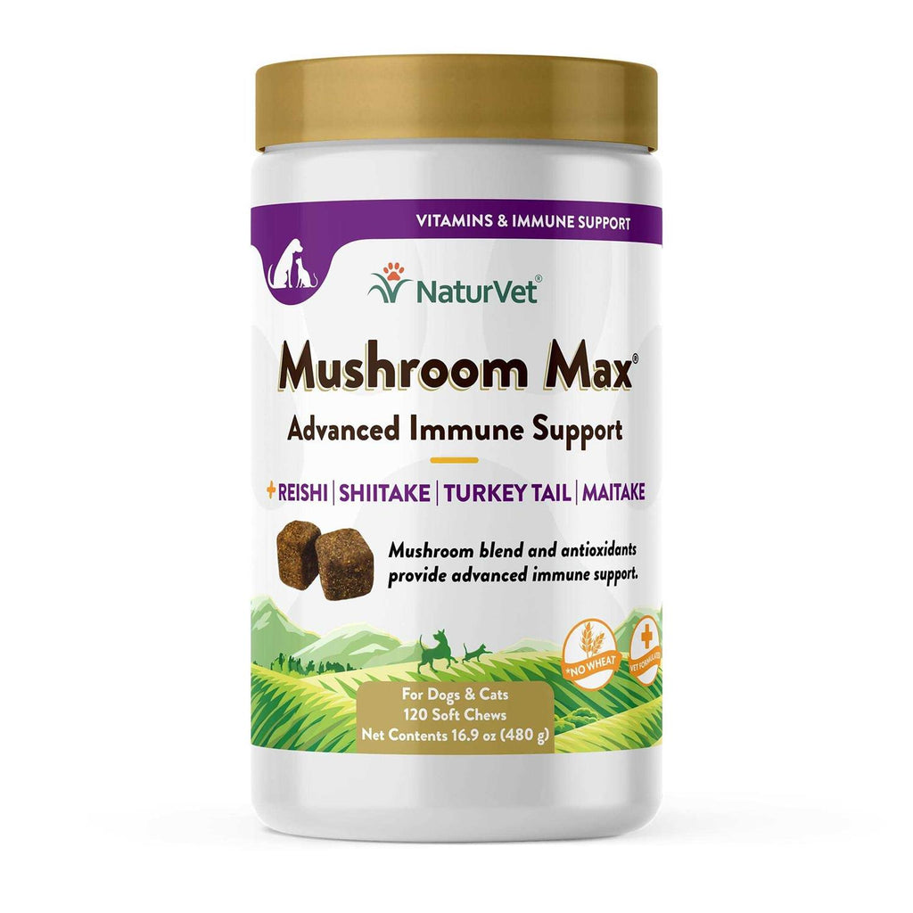 Mushroom Max Immune Support Soft Chews for Dogs & Cats J716