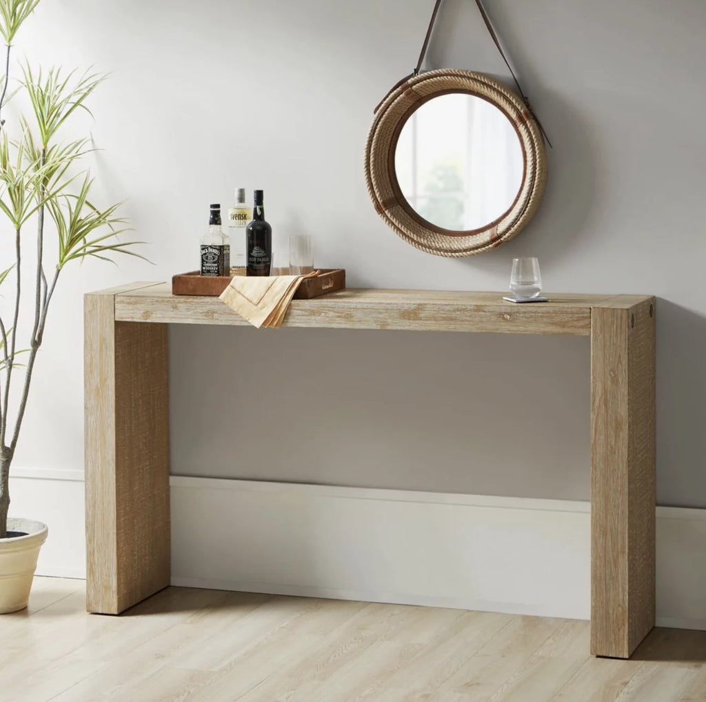 Natural Wood Console Table O7098