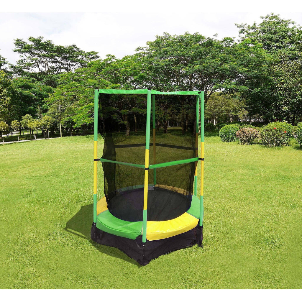 55-Inch Trampoline with Safety Enclosure H19520