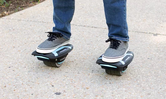 Blue Ride On Hover Skates D65269
