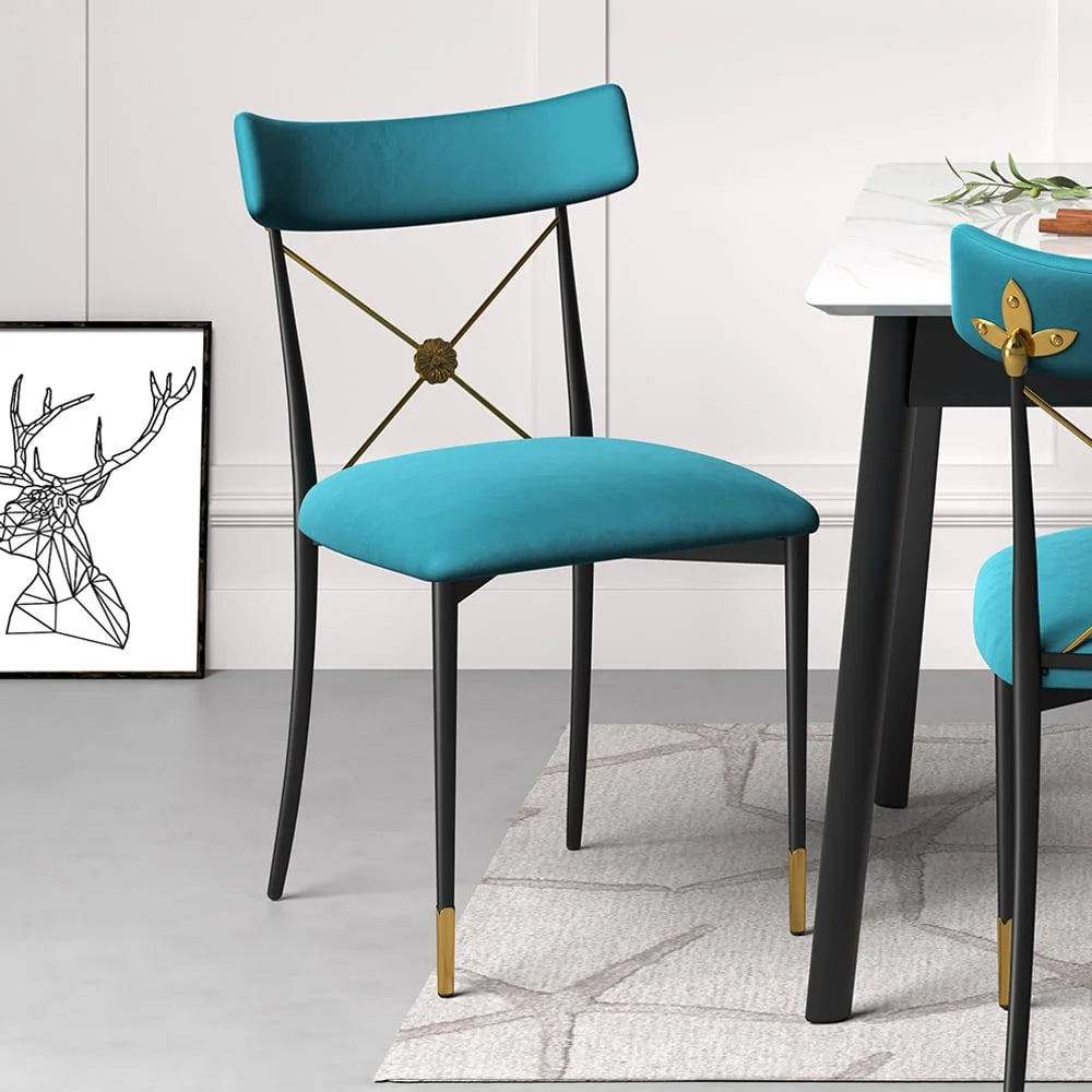Green Upholstered Side Chair O38174