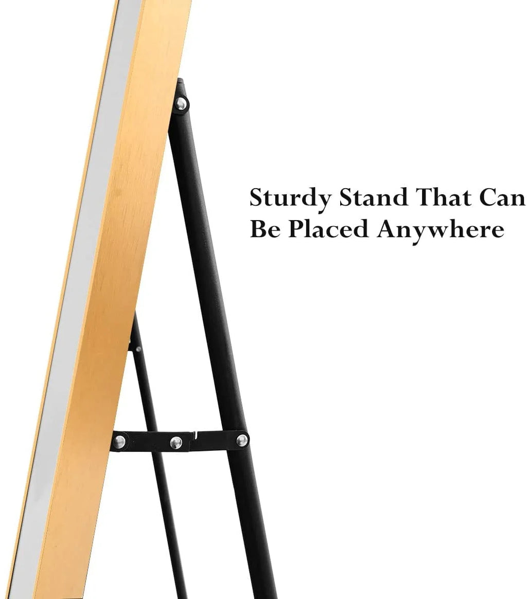 65"x22" Arched Full Length Mirror with Aluminum Frame P7608