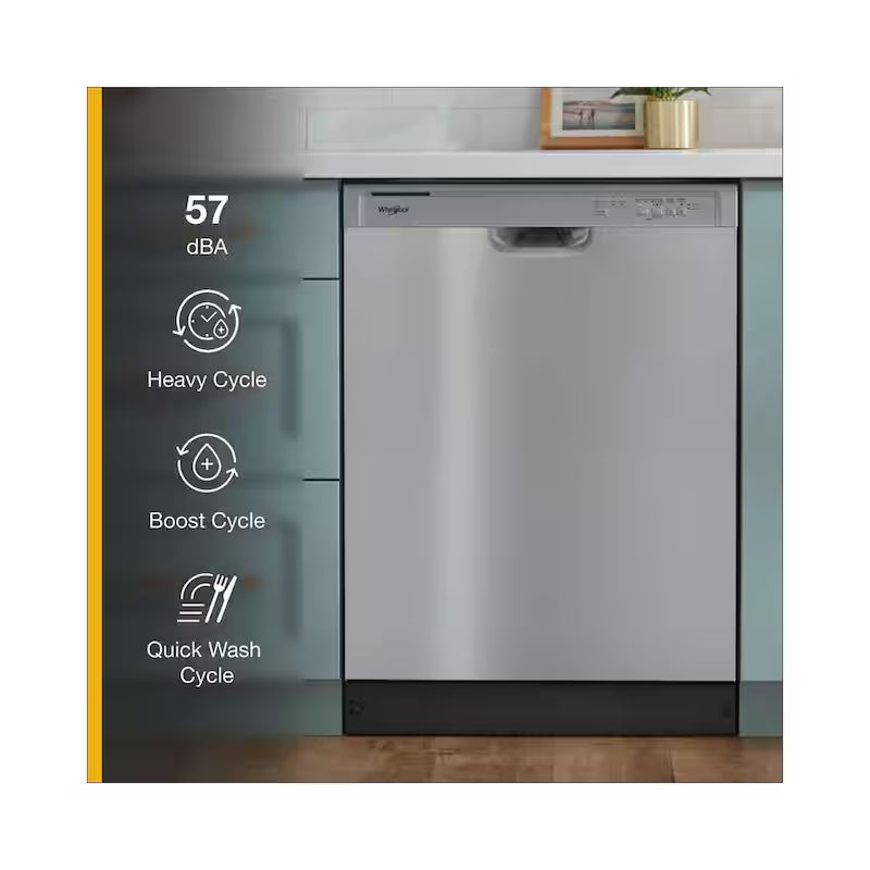 24 in. Built-In Tall Tub Dishwasher in Stainless Steel I9640