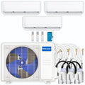 39,000 BTU 3 Zone Ductless Air Conditioner and Heat Pump H3281