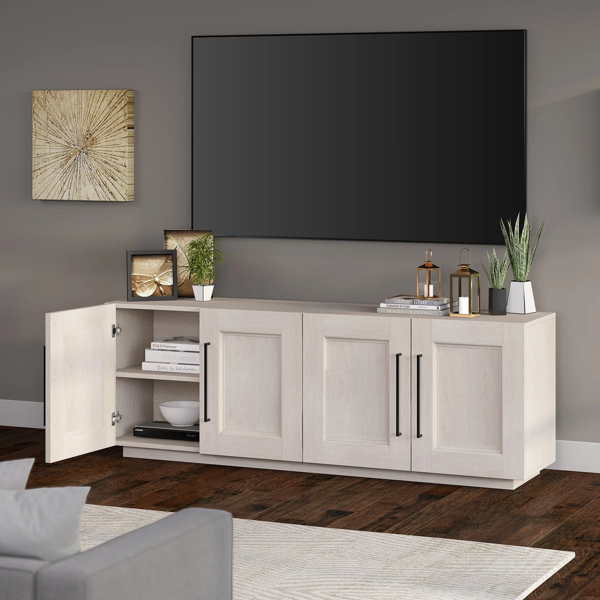 White TV Stand Y918
