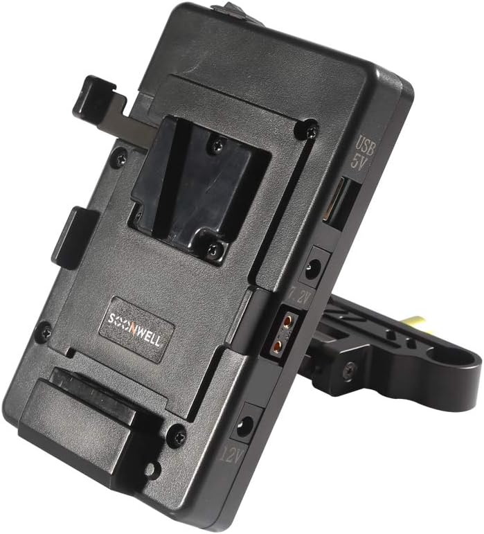 V Lock Mounting Plate Power Supply Splitter with 15mm Rod Clamp K9628