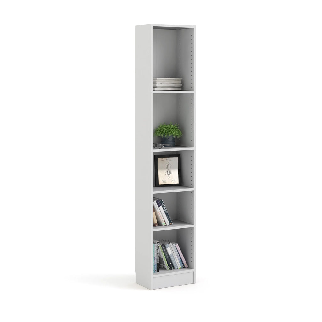 Tall Narrow 5 Shelf Bookcase A2494