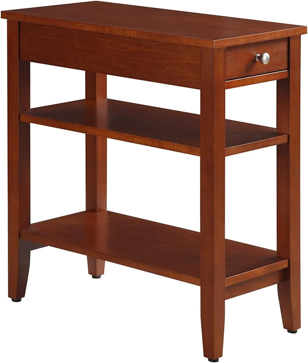 1 Drawer Chairside End Table with Shelves K544
