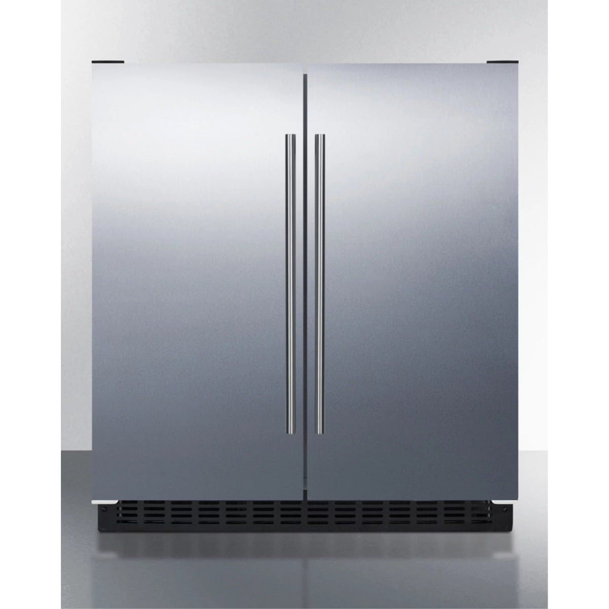 30" Undercounter Frost-Free Side-by-Side Refrigerator-Freezer in Stainless Steel with Locks S186049