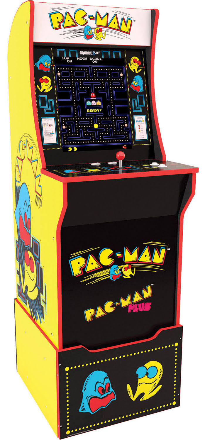 Pac-Man Arcade Cabinet with Riser S9380