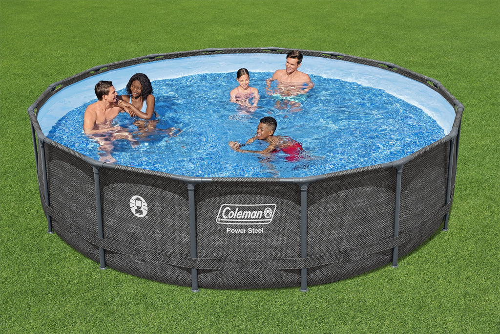 Round Metal Frame Above Ground Pool Set N362