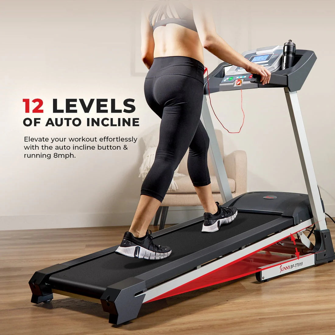 Foldable Treadmill with Auto Incline G41649
