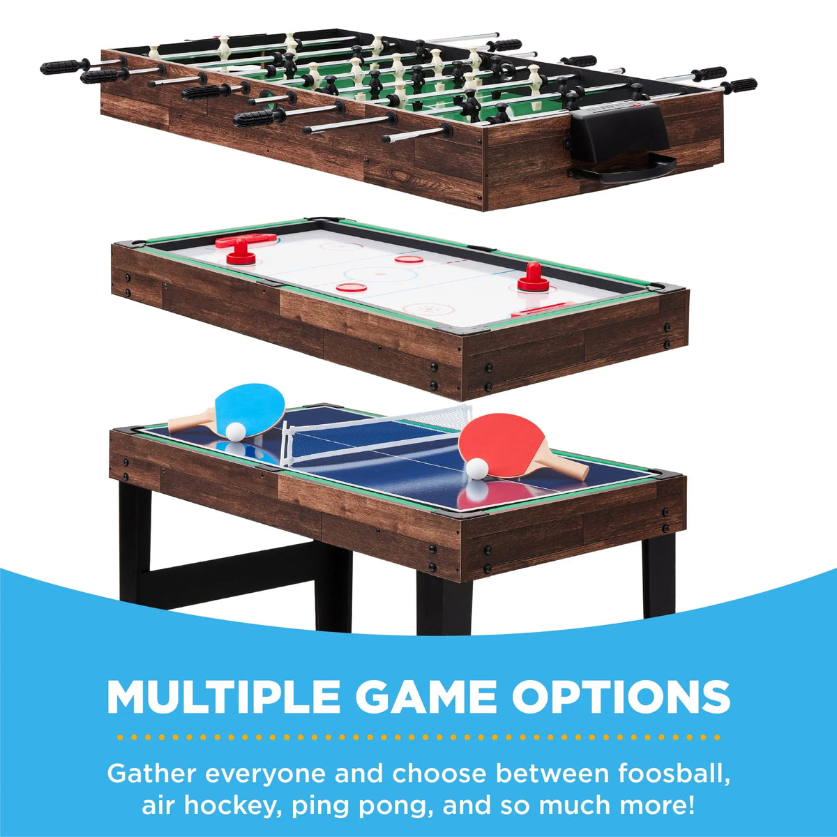 2x4ft 10-in-1 Combo Game Table Set W431