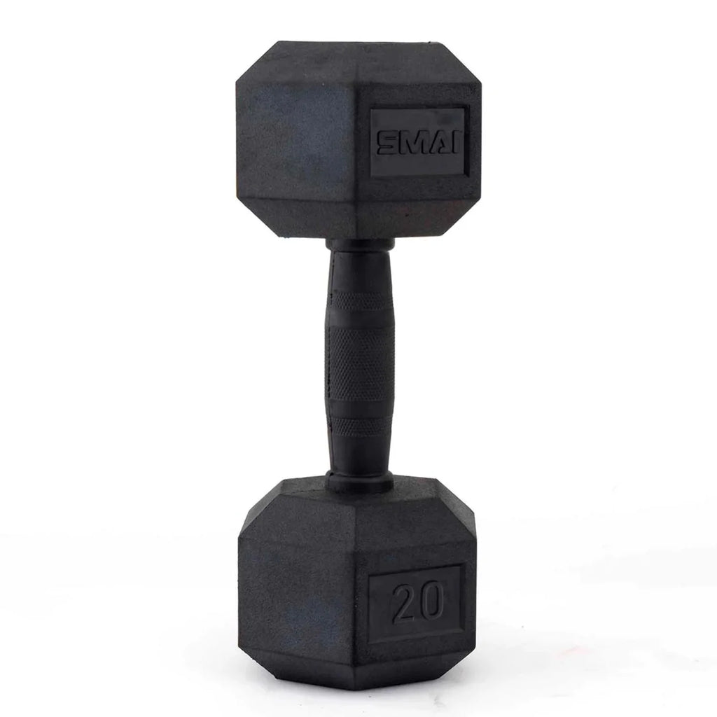 Rubber Hex Dumbbells (Pair) G3788