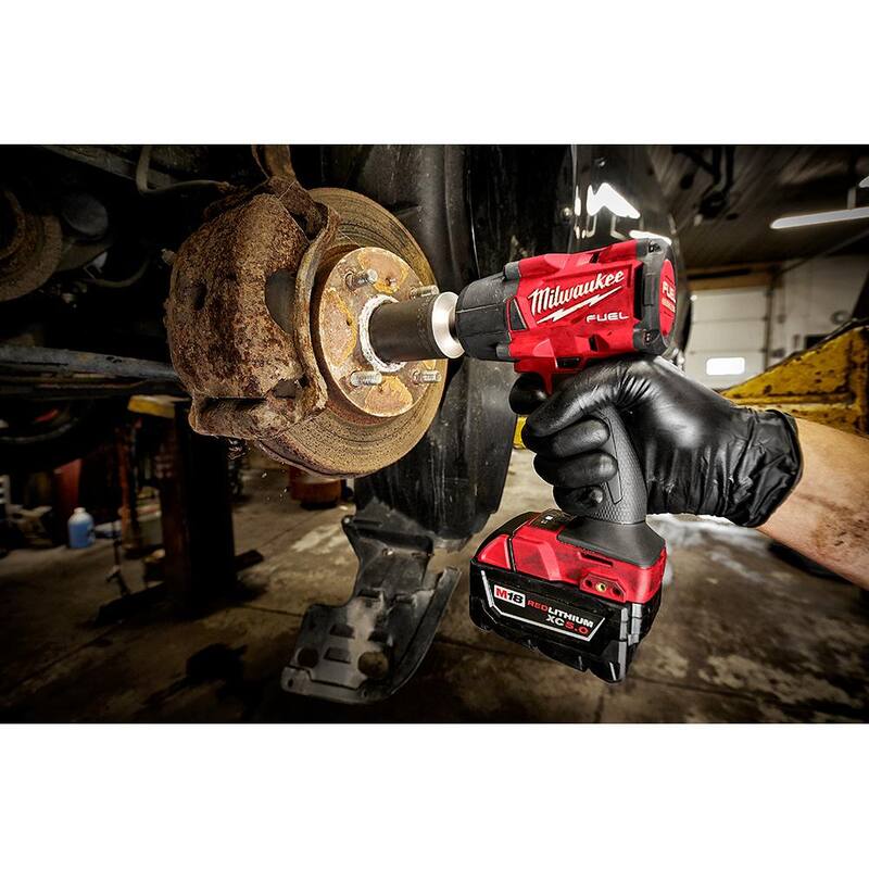 18V Brushless Cordless 3/8 in. Impact Wrench with 5.0 Ah Battery W83223