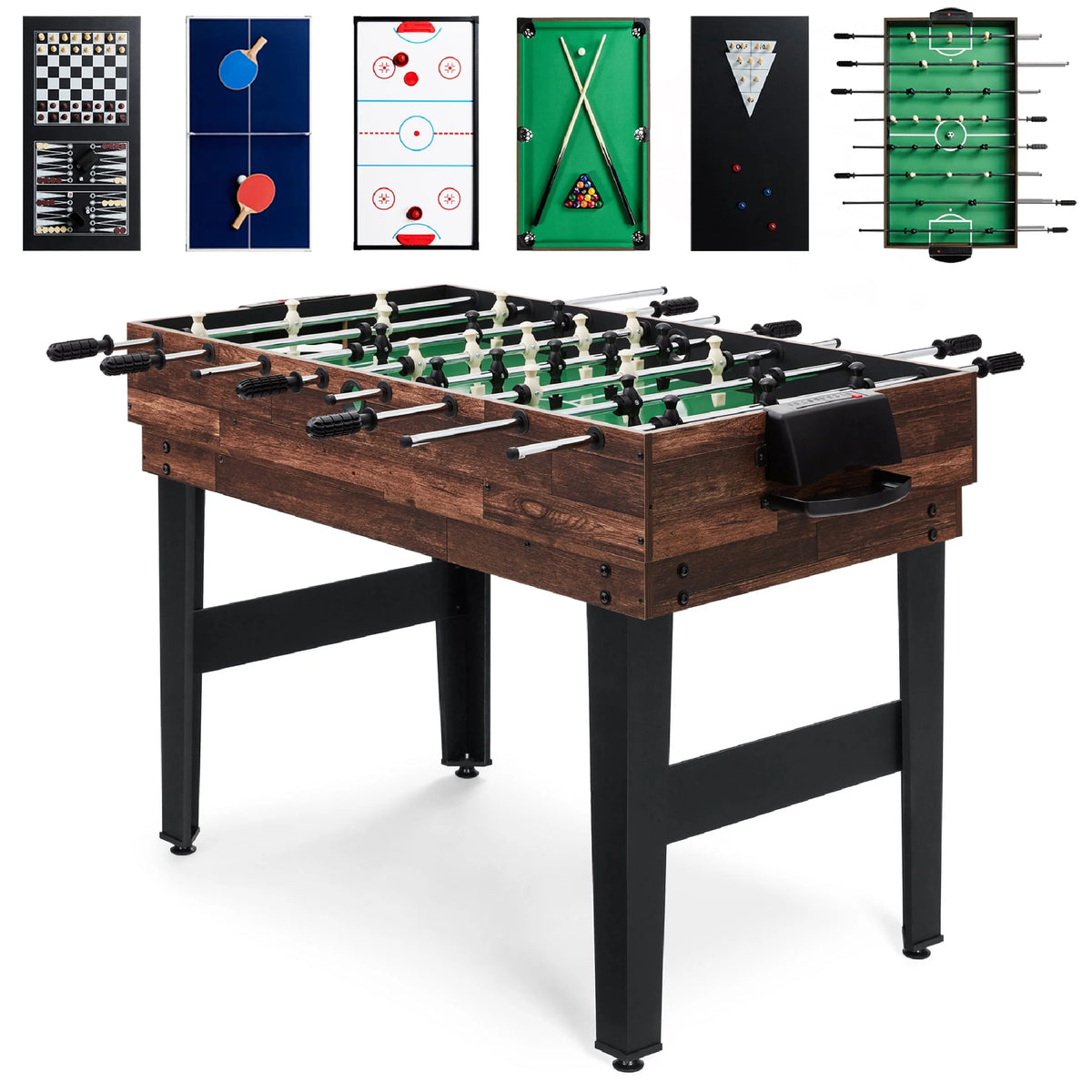 2x4ft 10-in-1 Combo Game Table Set W431