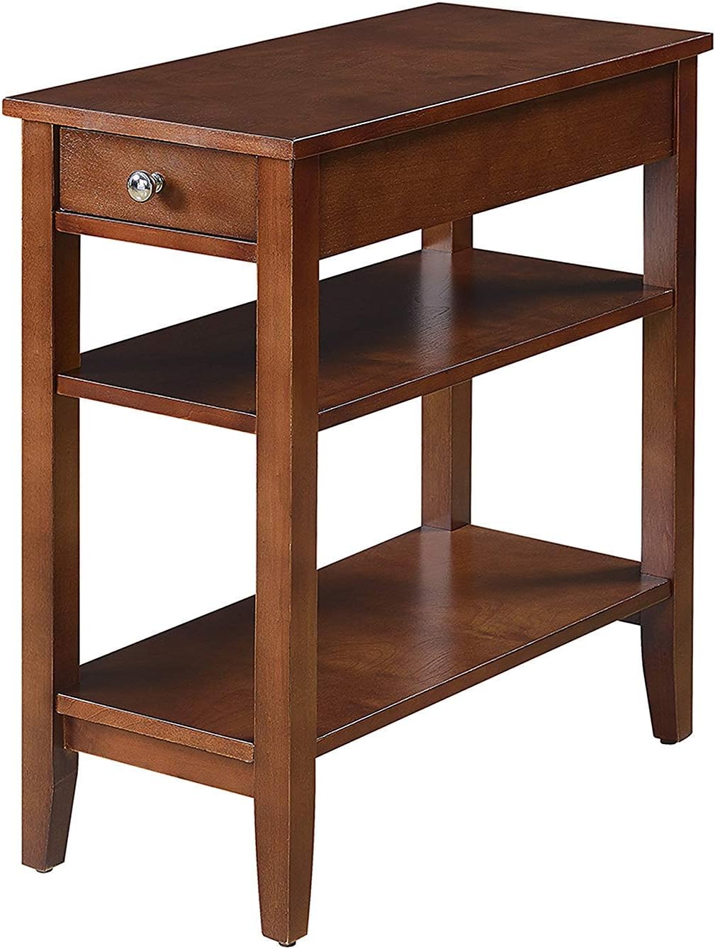 1 Drawer Chairside End Table with Shelves K544