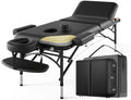Portable 3 Fold Memory Foam Massage Table with Carrying Bag J377