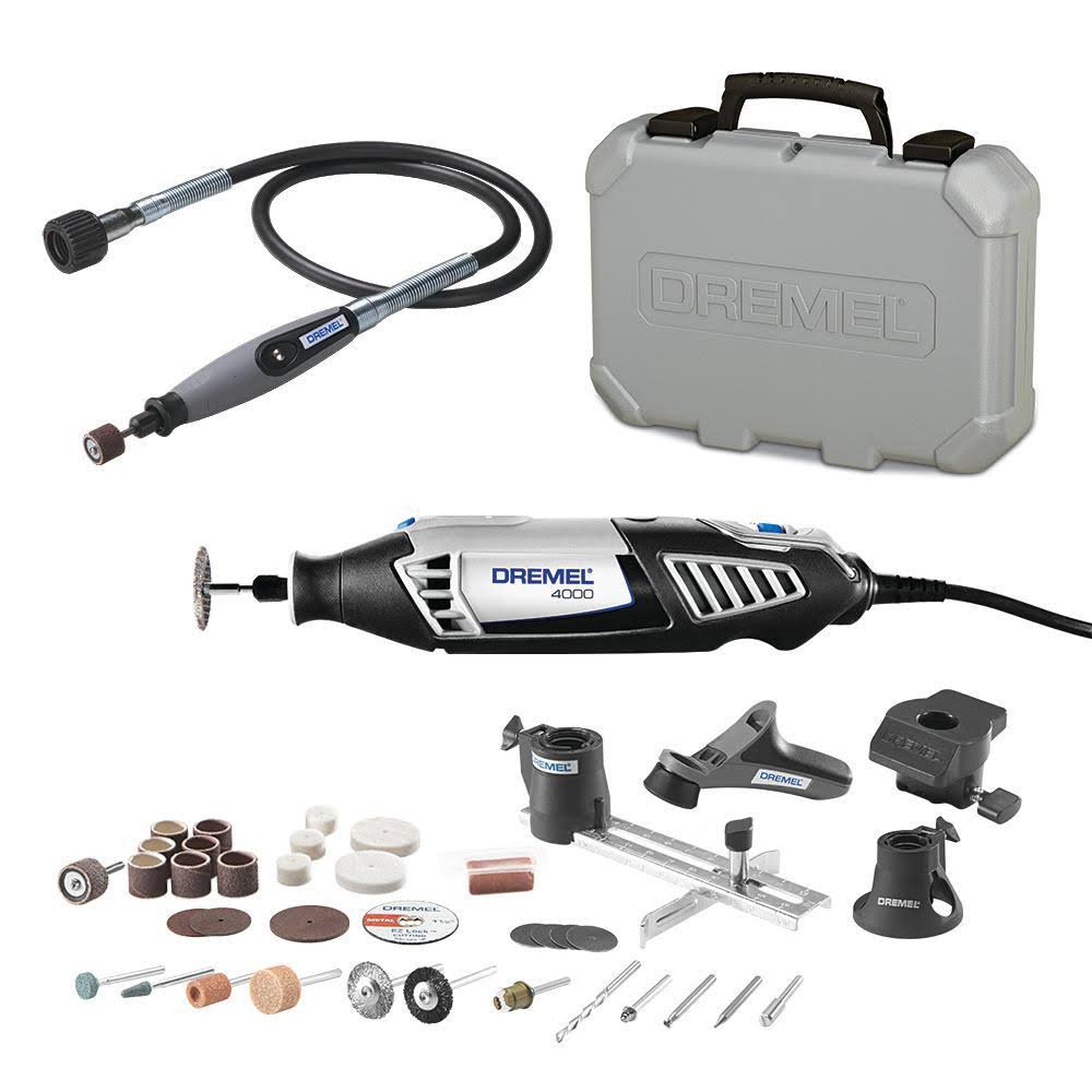 36 in. Flex-Shaft Attachment and Variable Speed Corded Rotary Tool Kit A77440
