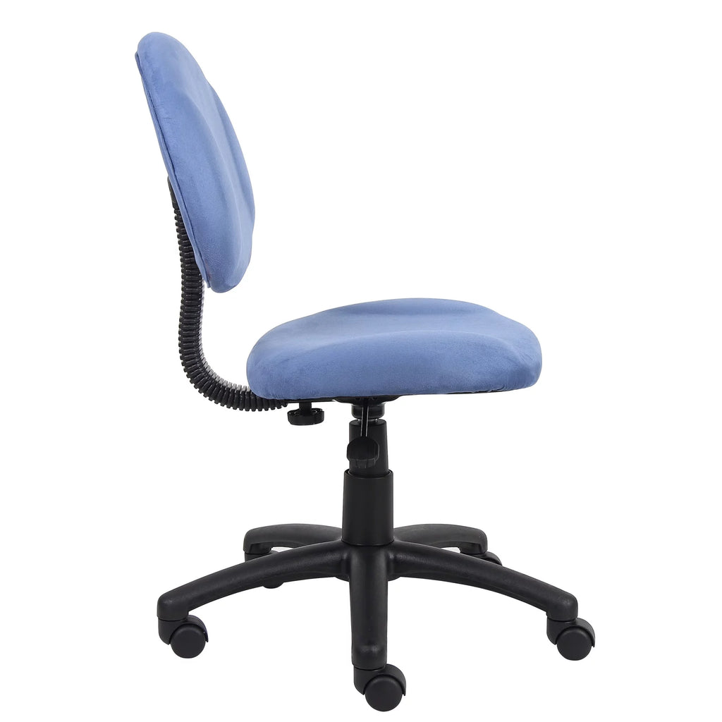 Blue Office Chair without Arms I795
