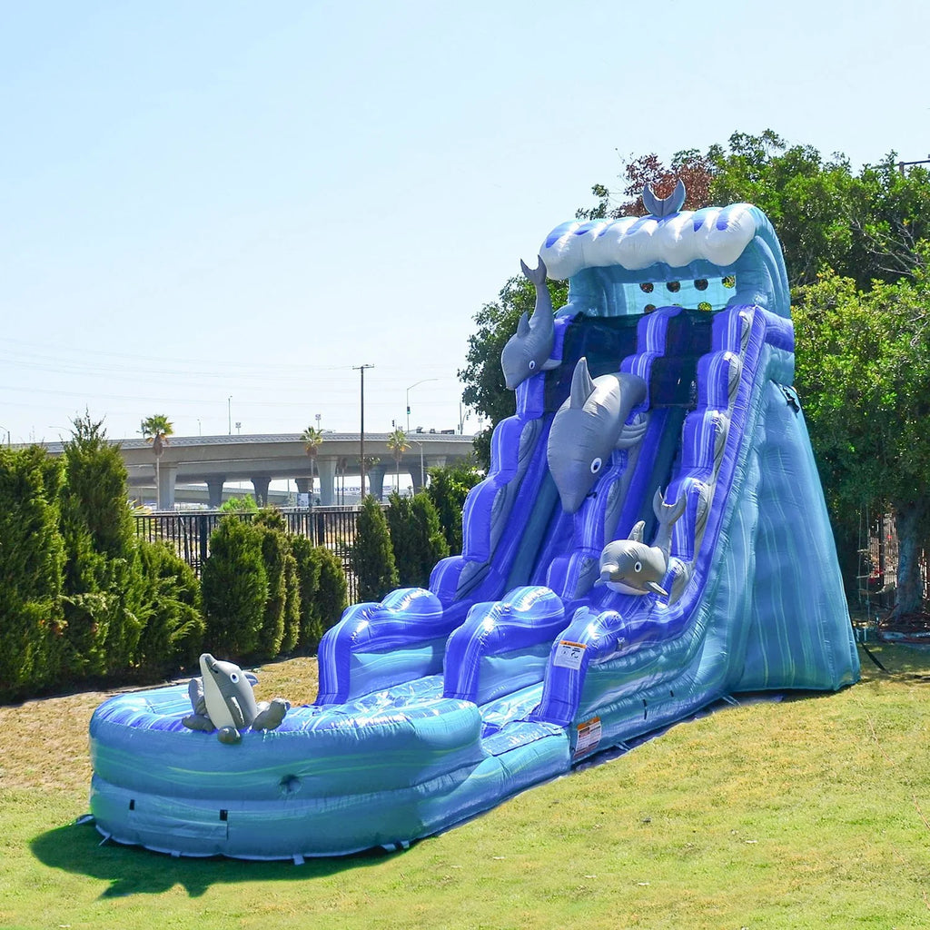 Commercial Grade Inflatable Water Slide with Detachable Pool B456934