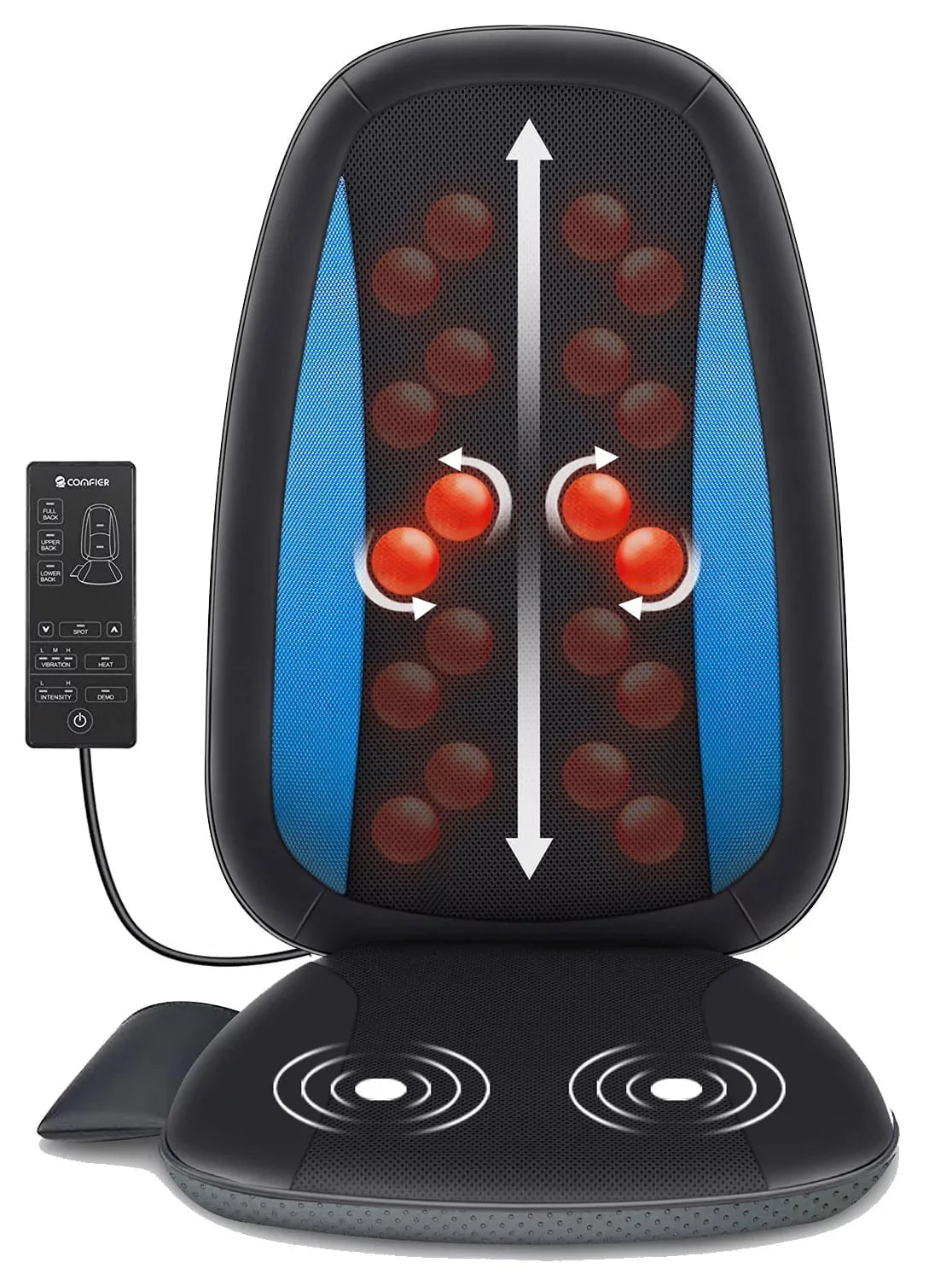 Shiatsu Back Massager with Heat Black Y58956
