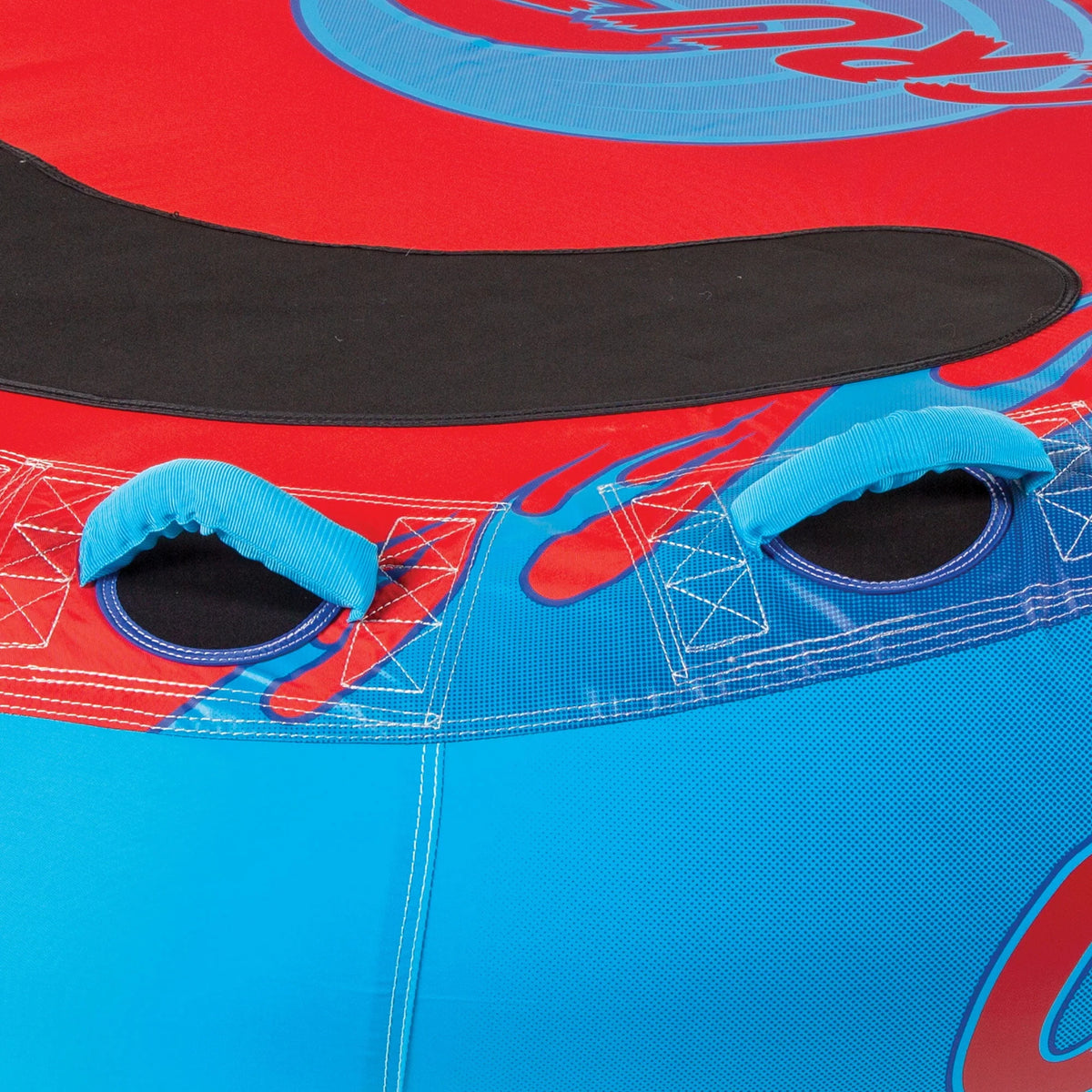 Blue & Red 3 Person Inflatable Towable Inner Tube D15861