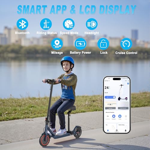 Folding Electric Scooter with Seat and 350W Motor X84662