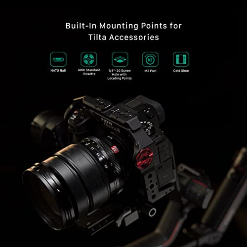 Full Camera Cage with NATO Rail, Rosette, Cold Shoe, and 1/4"-20 Threads Y81219