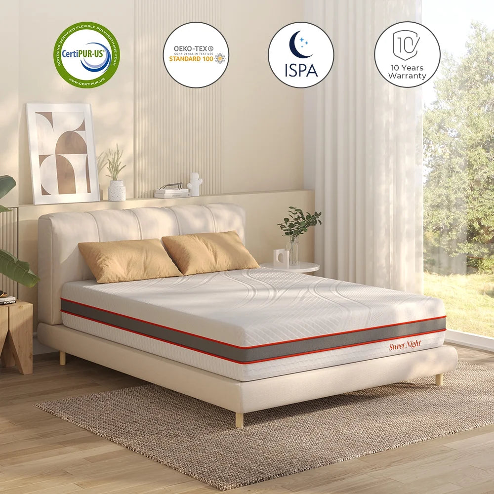 Queen Size Gel Memory Foam Mattress F5156