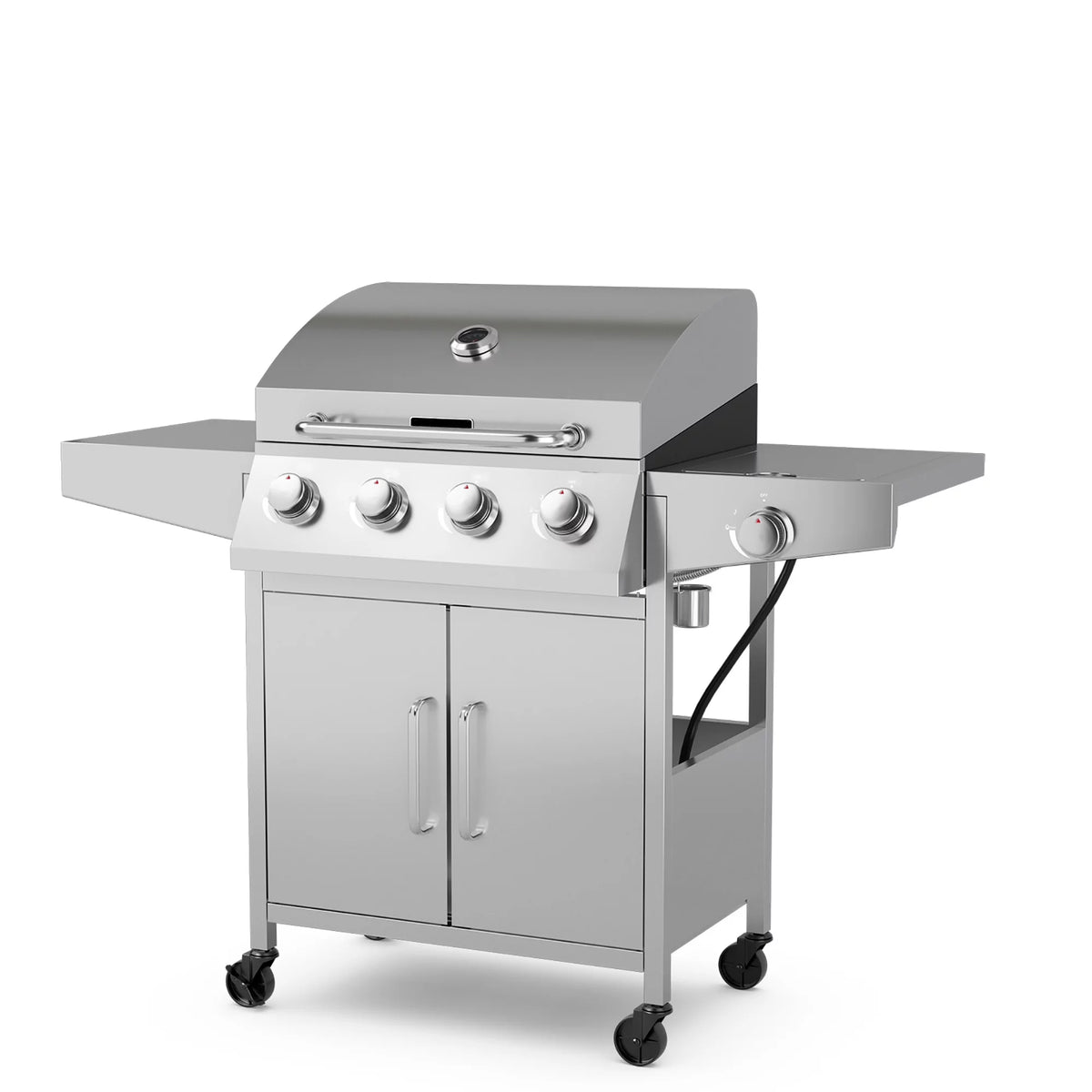 5-Burner Propane Gas BBQ Grill with Side Burner T76413