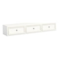 Bright White 3 Under Bed Storage Drawers J703119